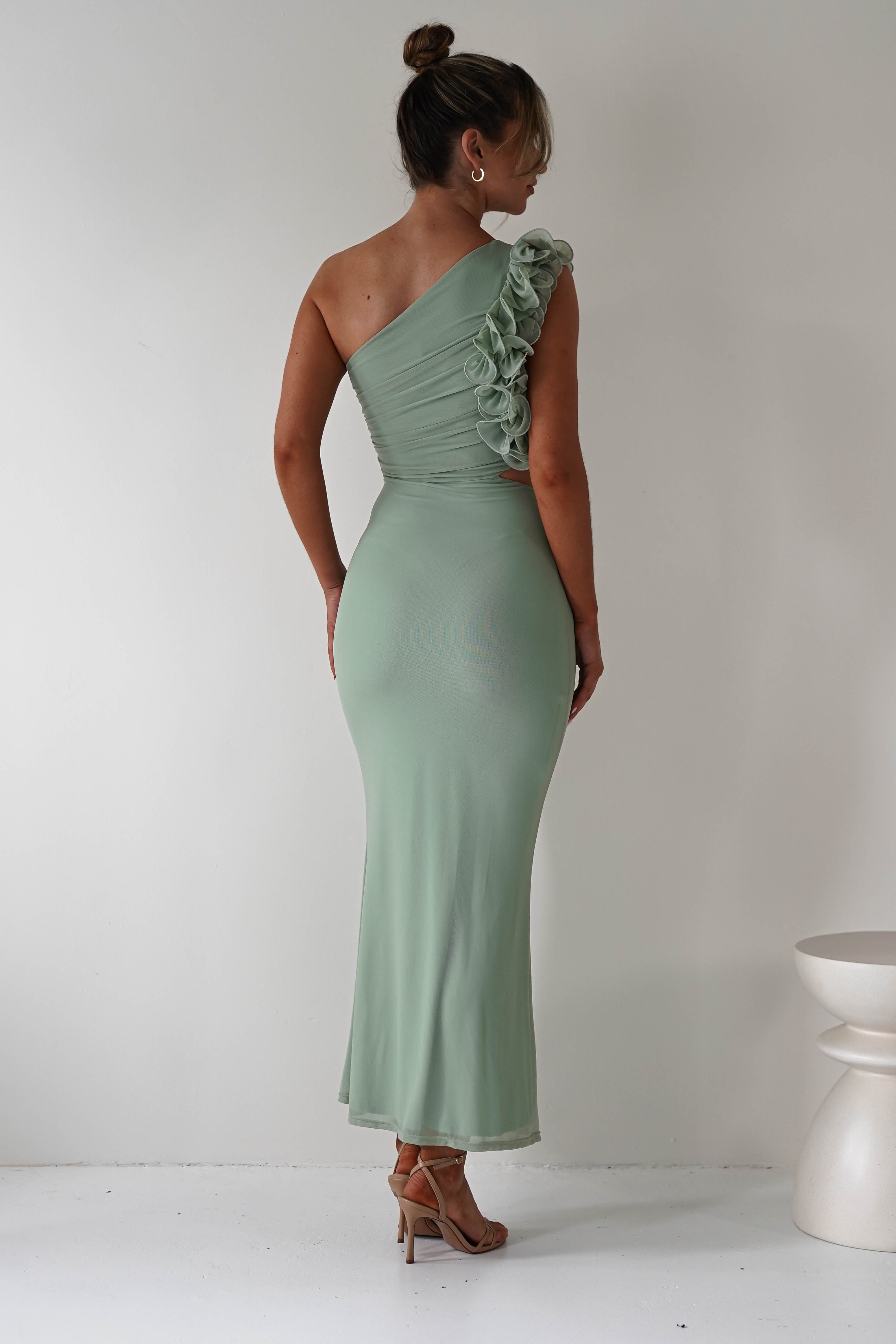 Vestido Sydney Verde-Sálvia