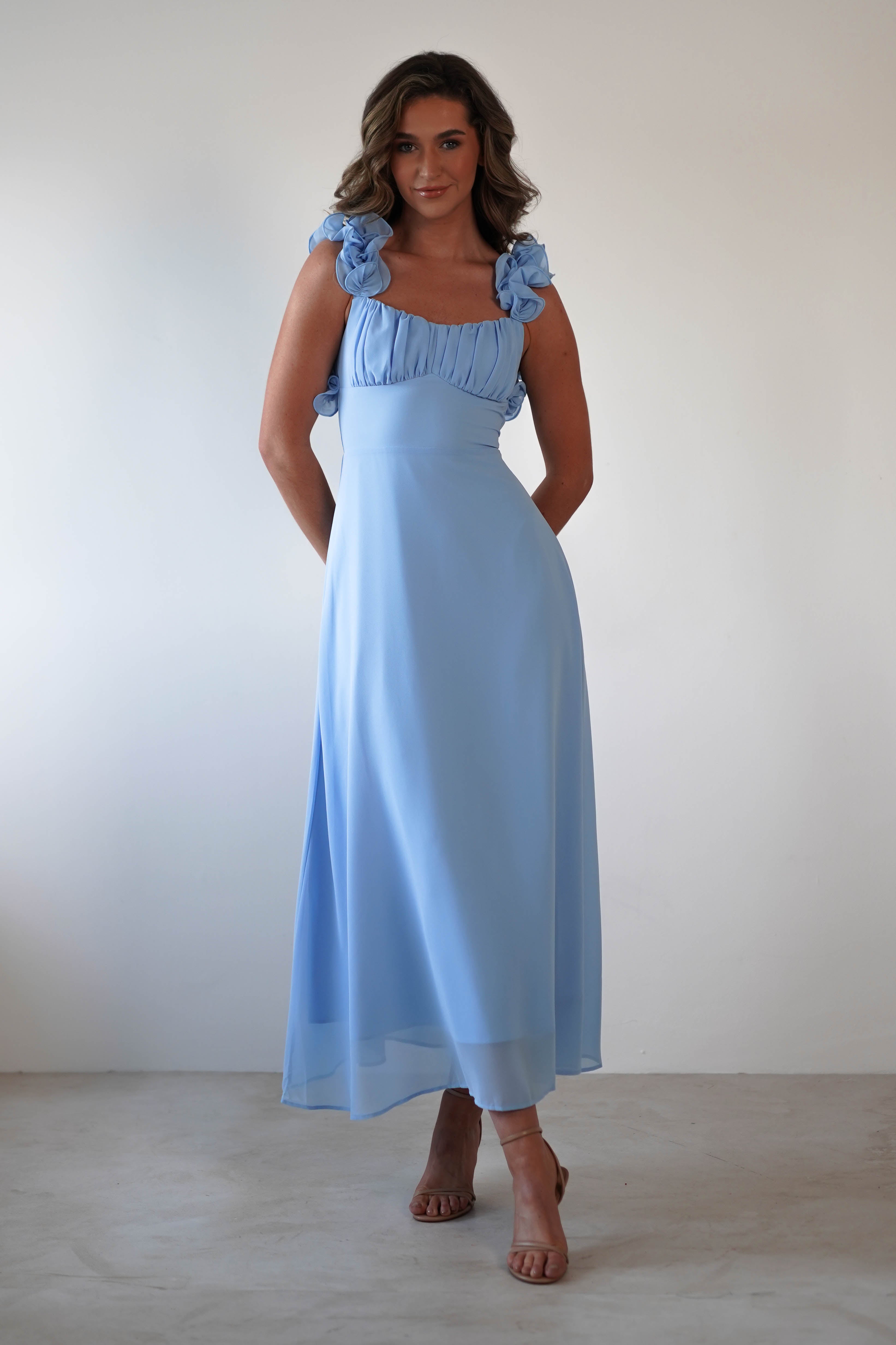 Vestido Sadie Azul Claro