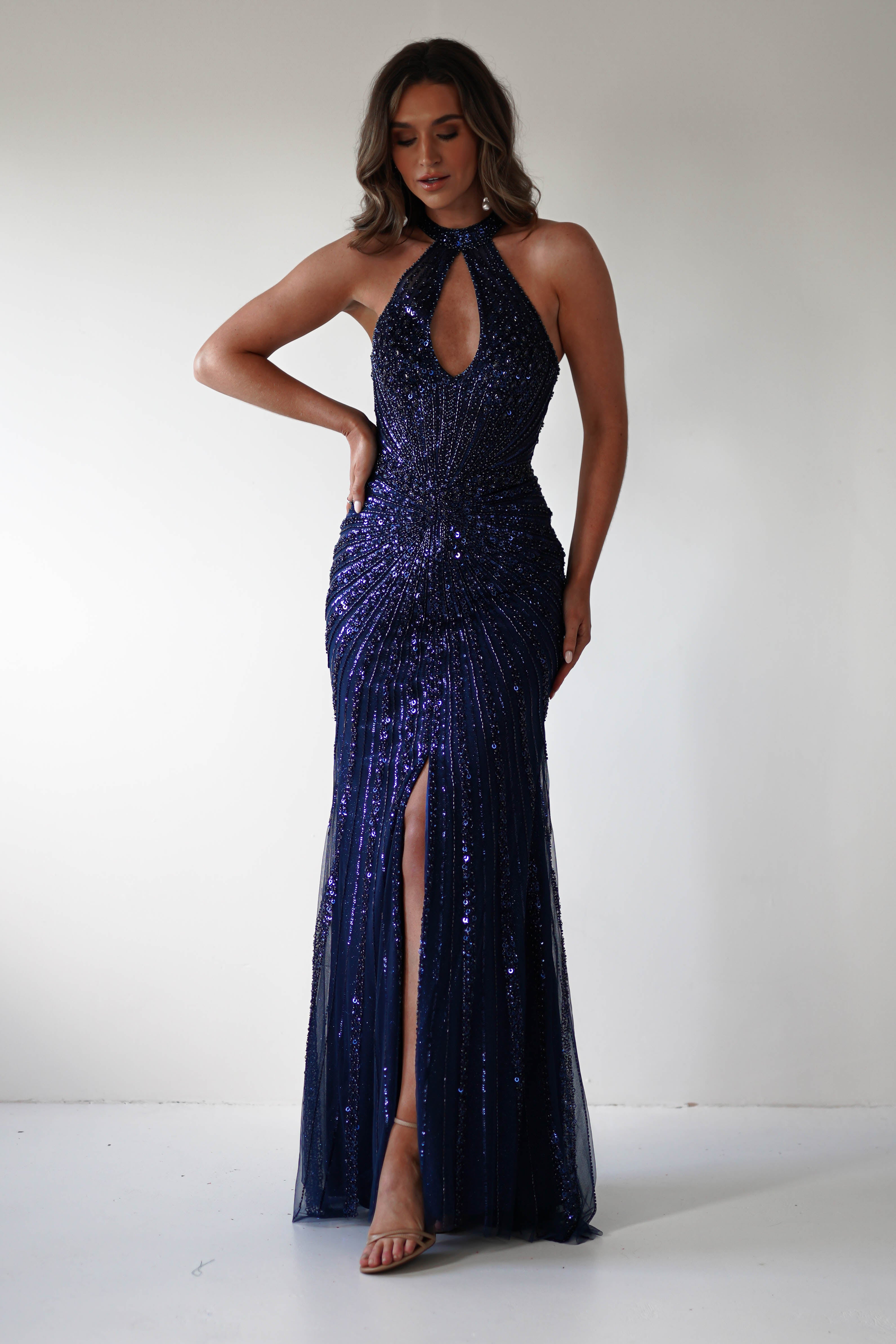 Vestido SantanaAzul Meia-Noite