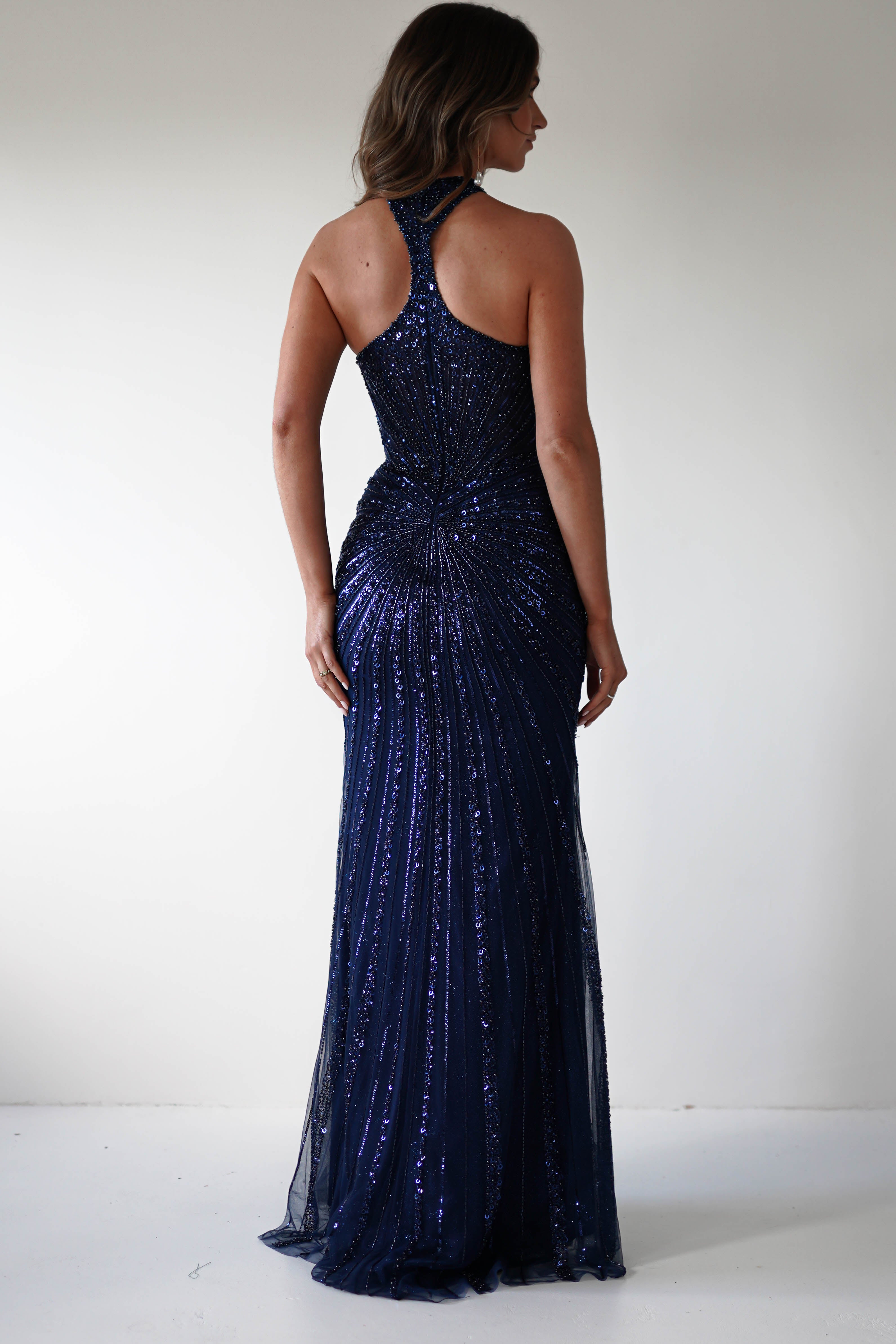 Vestido SantanaAzul Meia-Noite