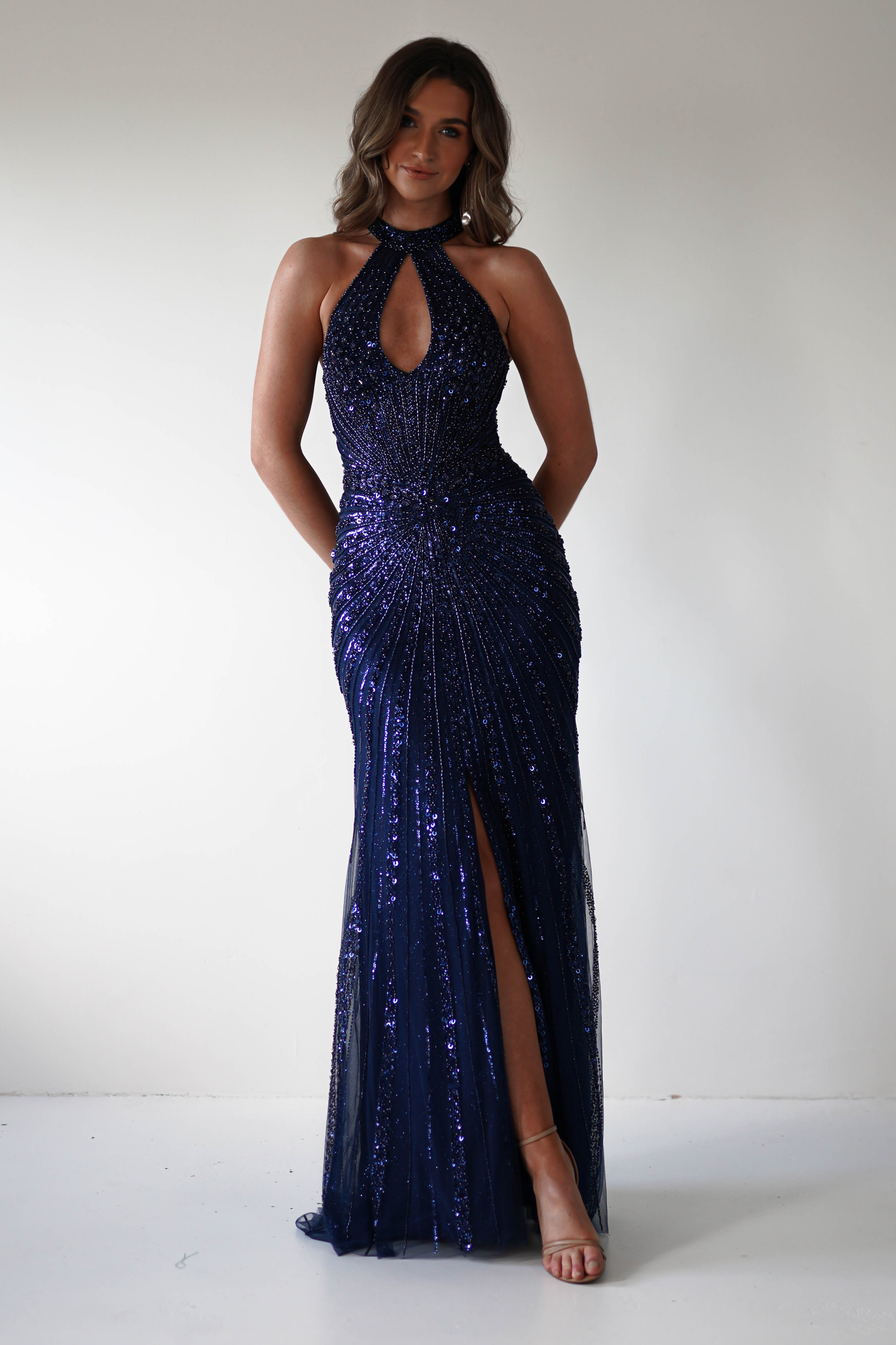 Vestido SantanaAzul Meia-Noite