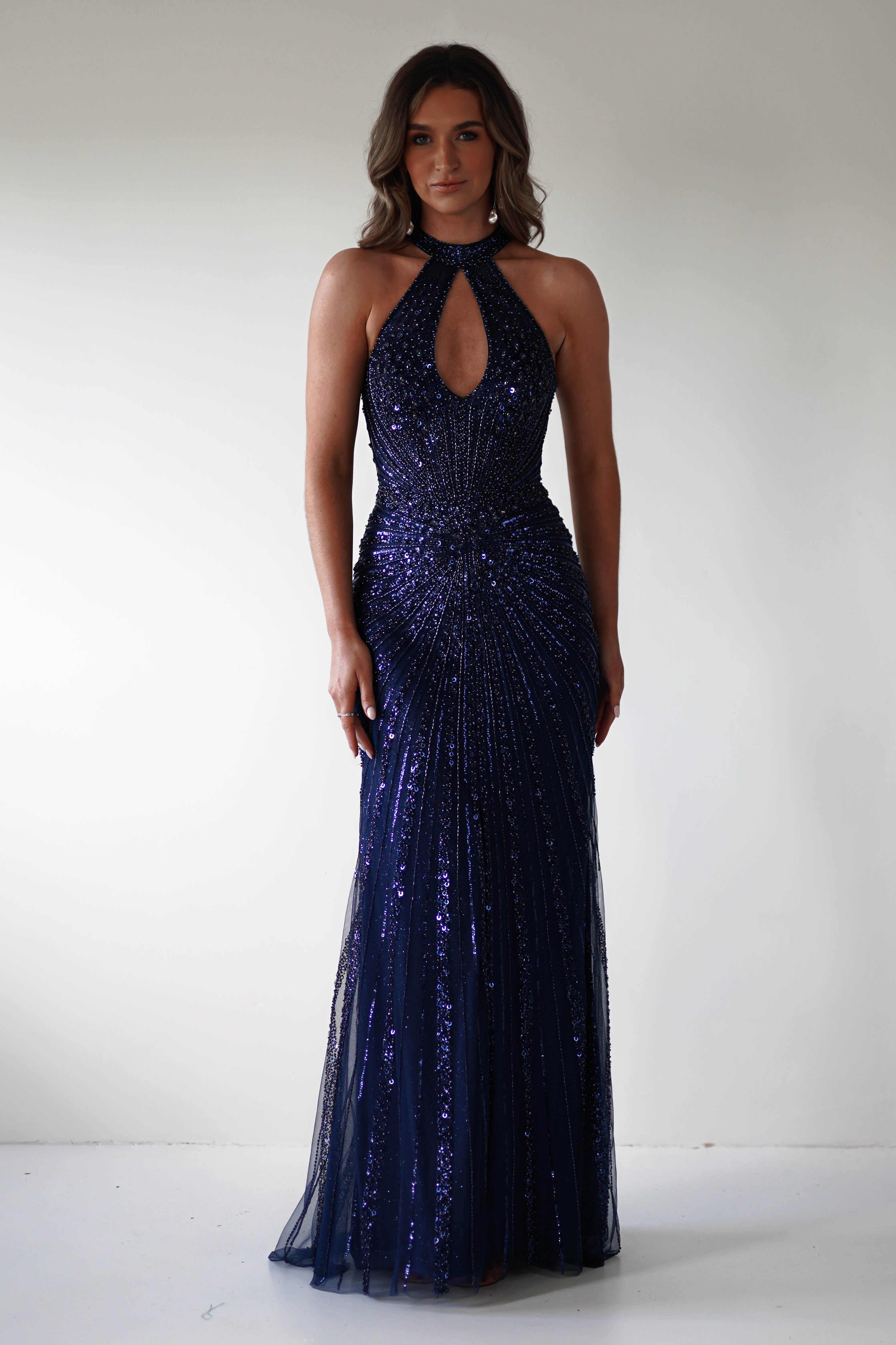 Vestido SantanaAzul Meia-Noite