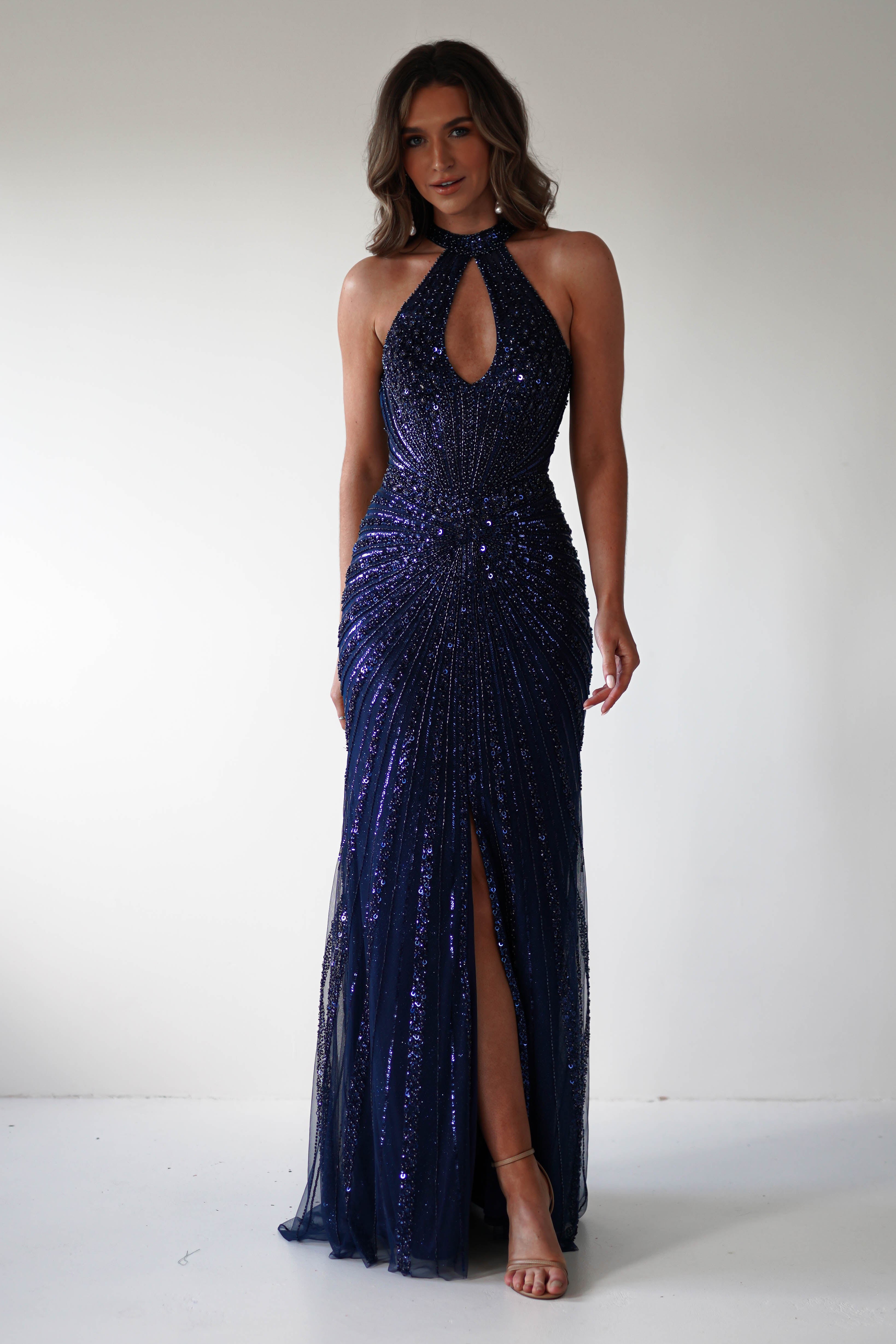 Vestido SantanaAzul Meia-Noite
