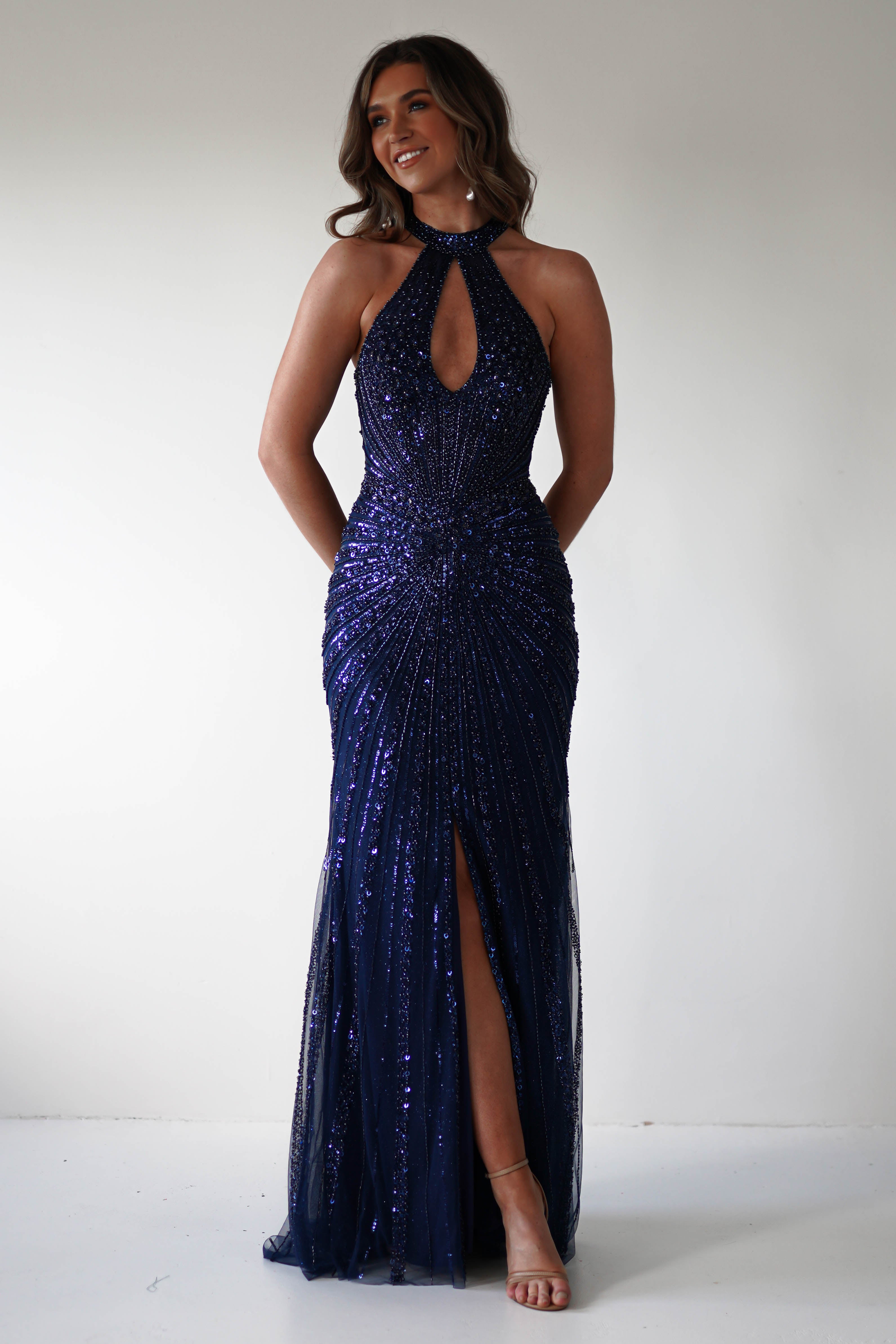 Vestido SantanaAzul Meia-Noite