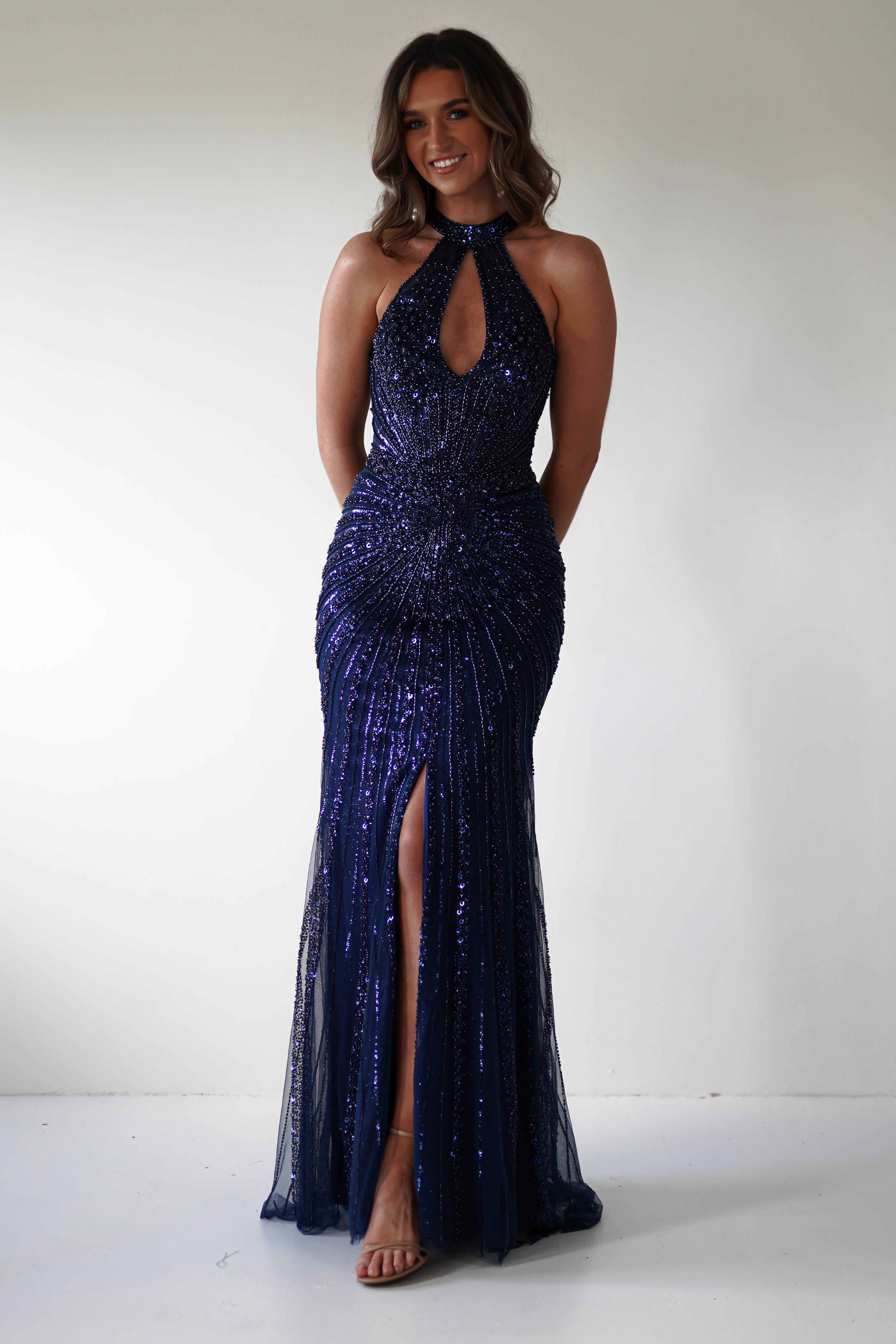 Vestido SantanaAzul Meia-Noite