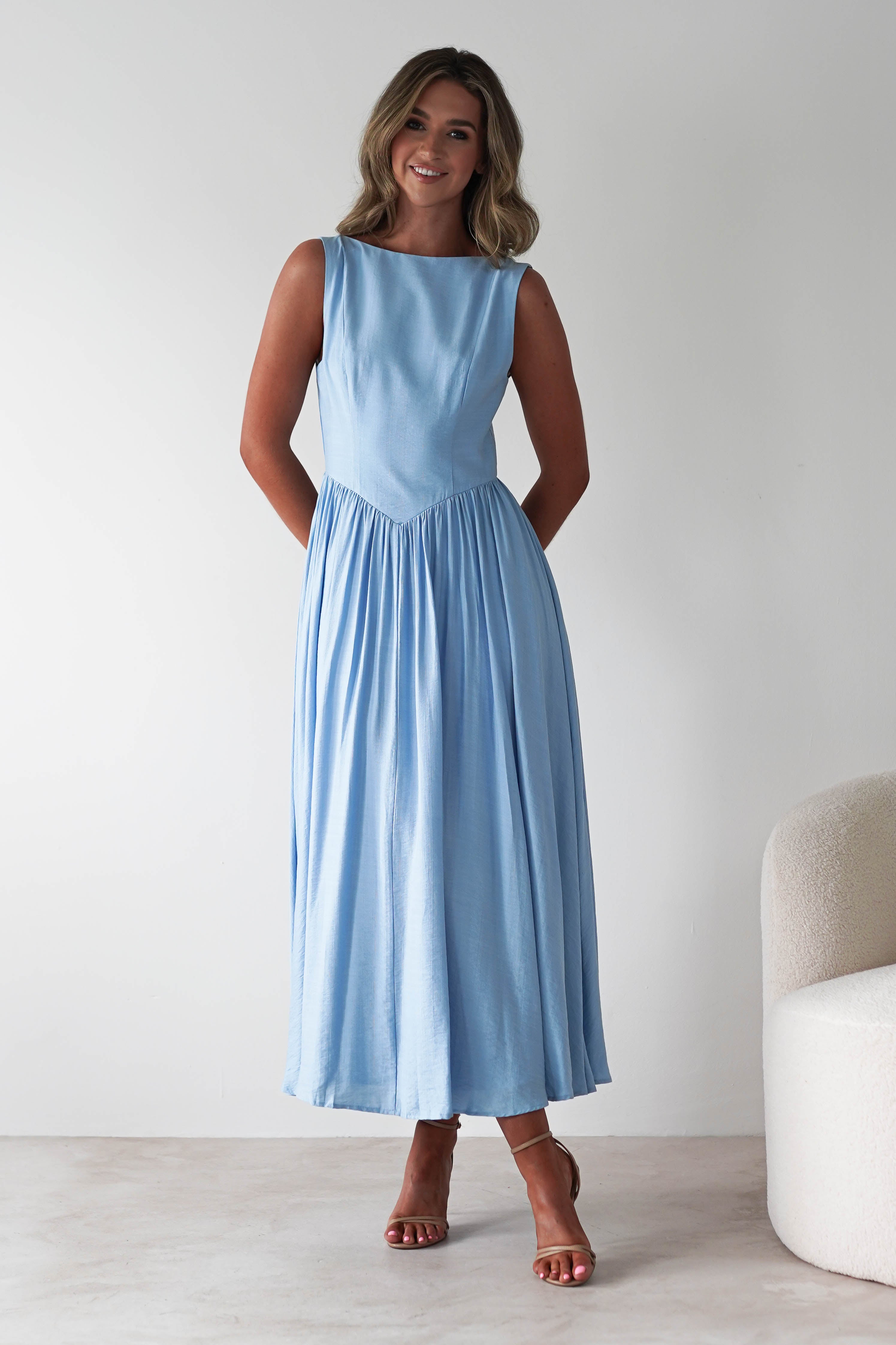 Vestido Monroe Azul