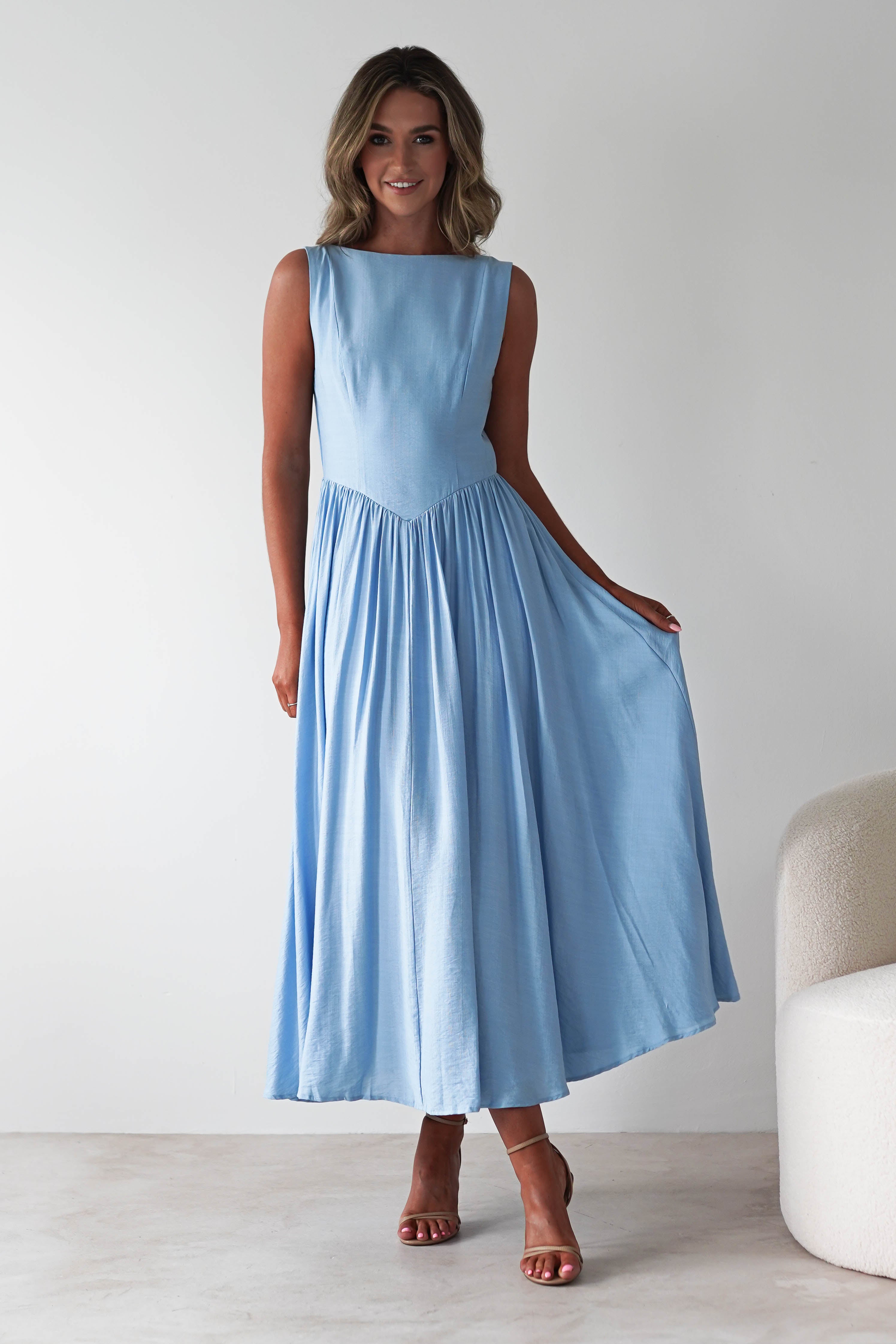 Vestido Monroe Azul