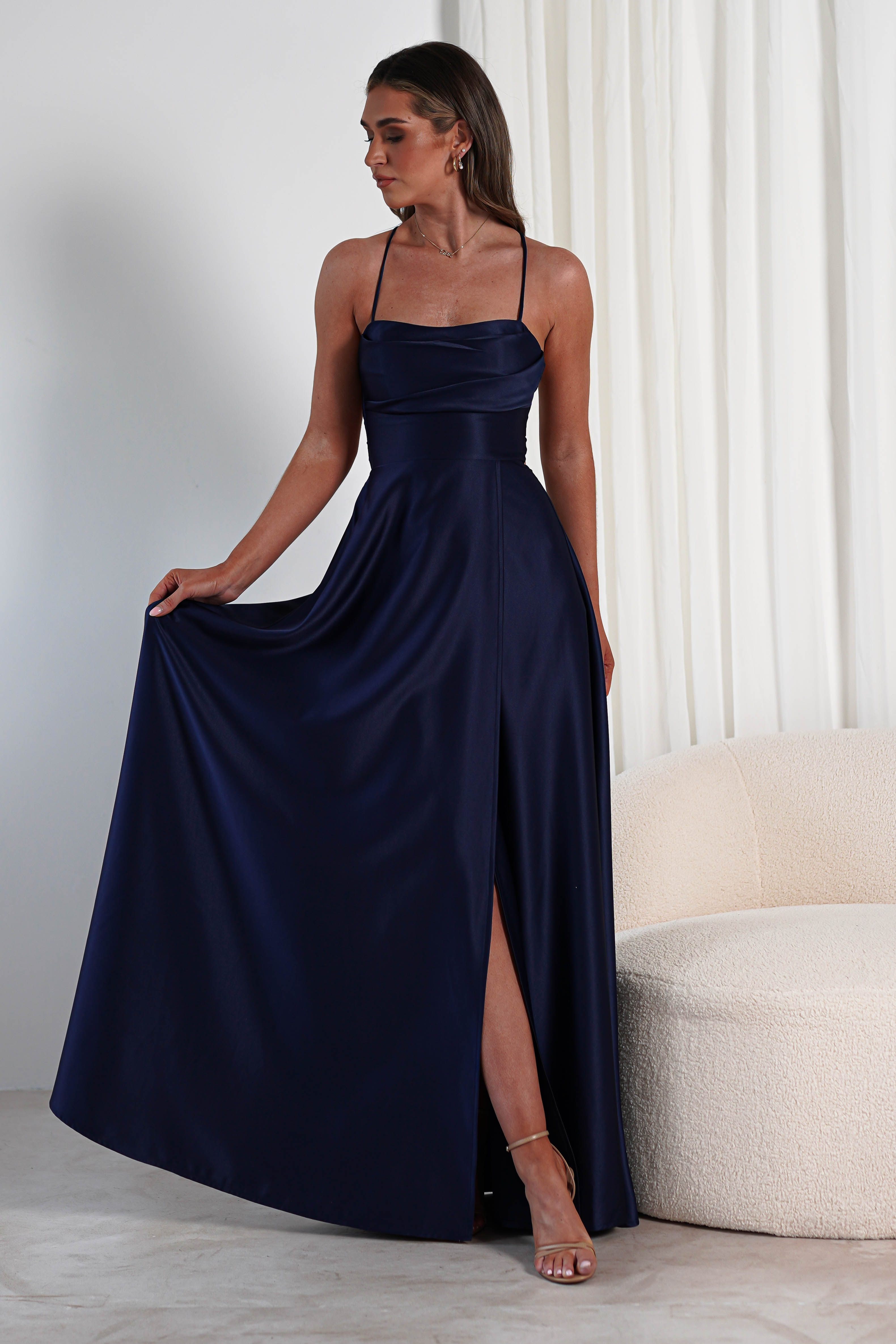 Vestido Shantal Azul-Marinho