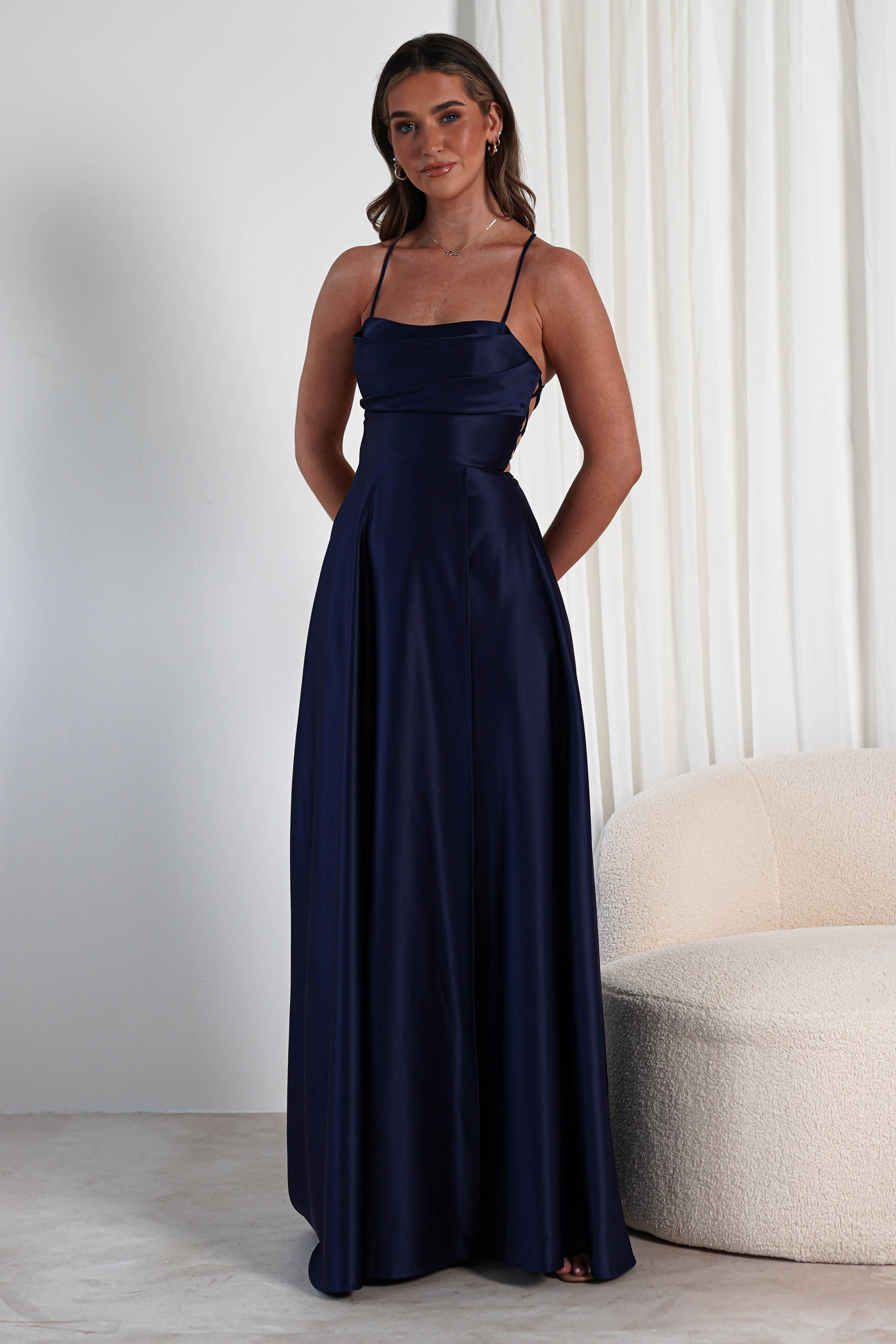 Vestido Shantal Azul-Marinho