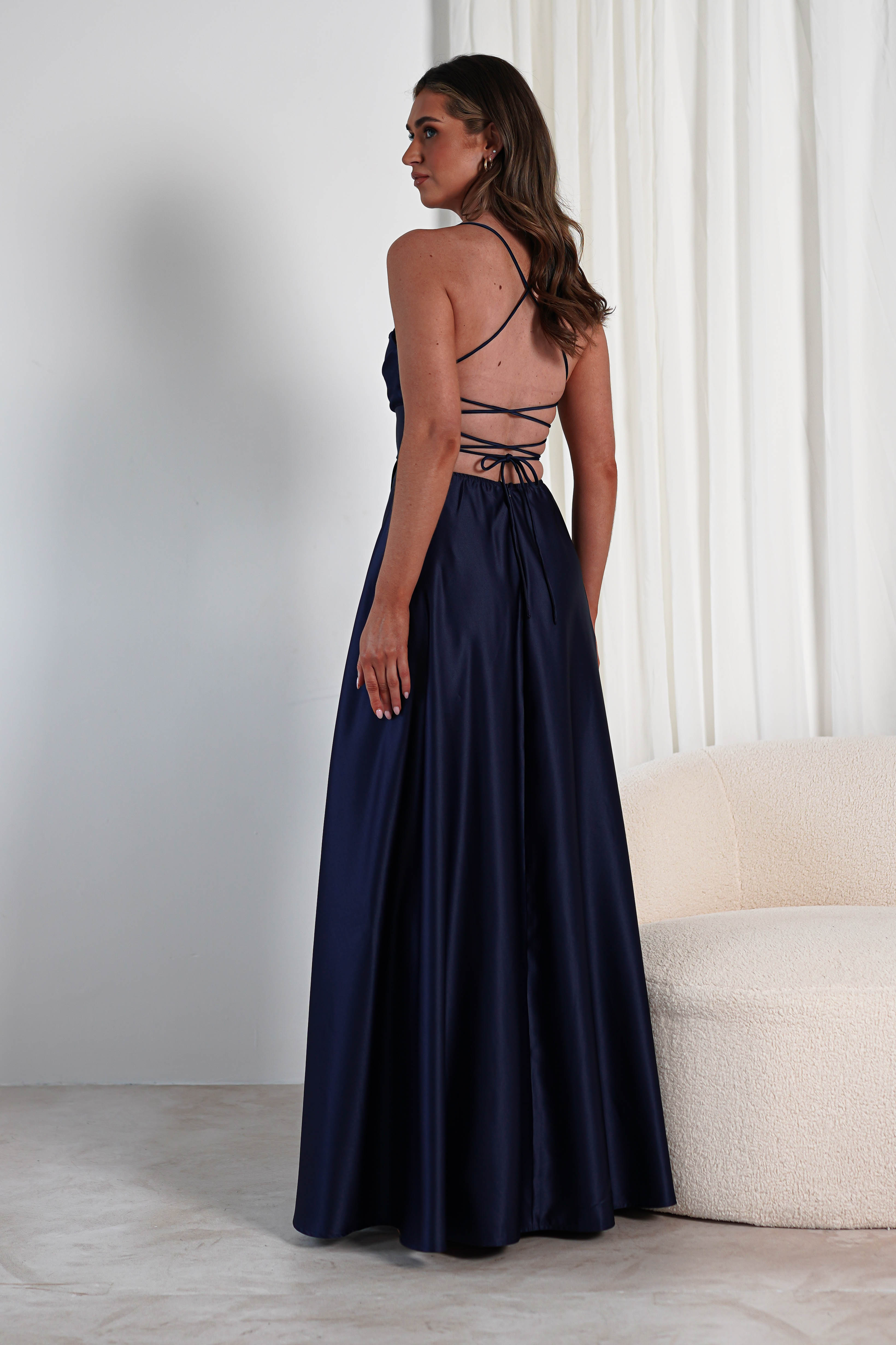 Vestido Shantal Azul-Marinho