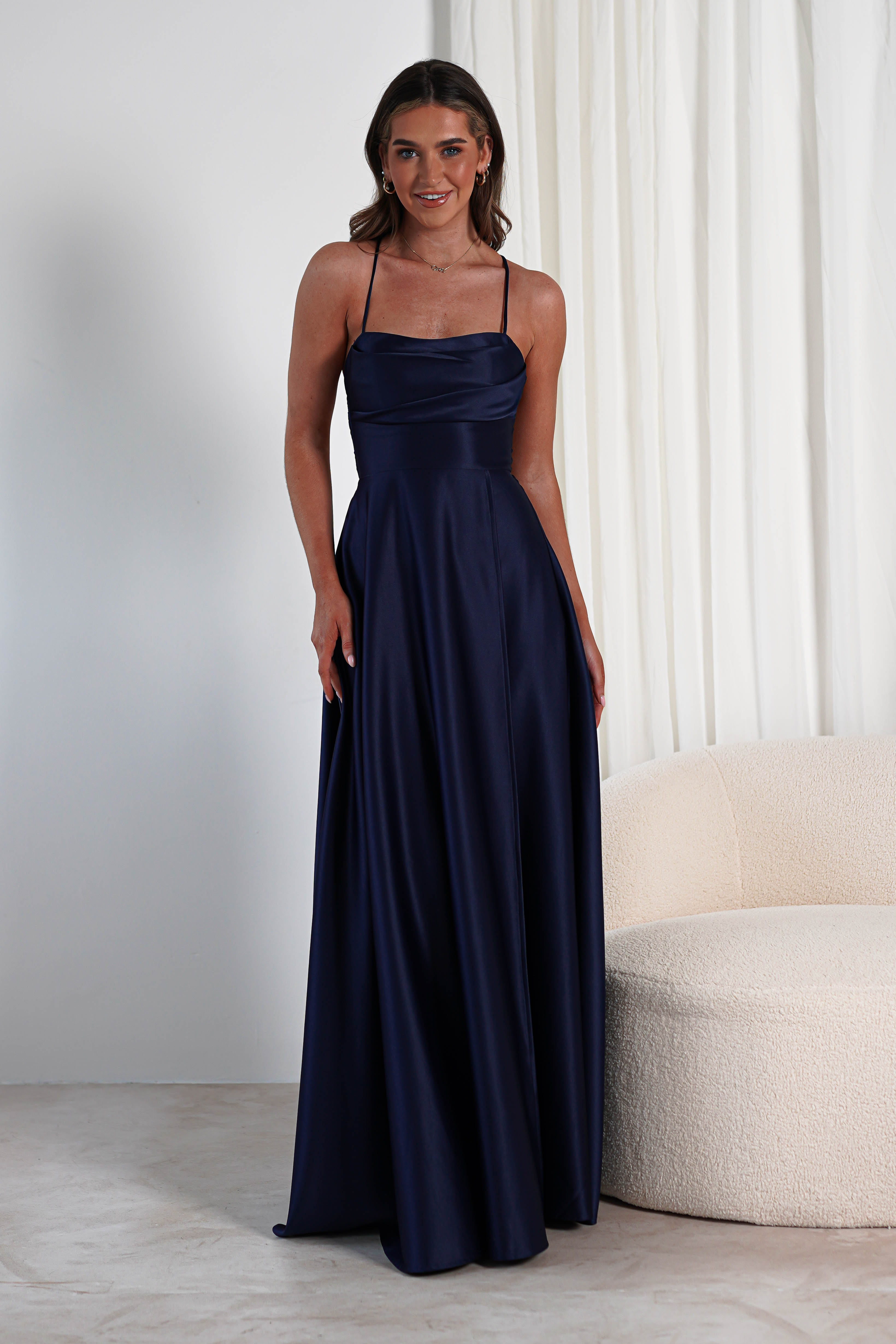 Vestido Shantal Azul-Marinho