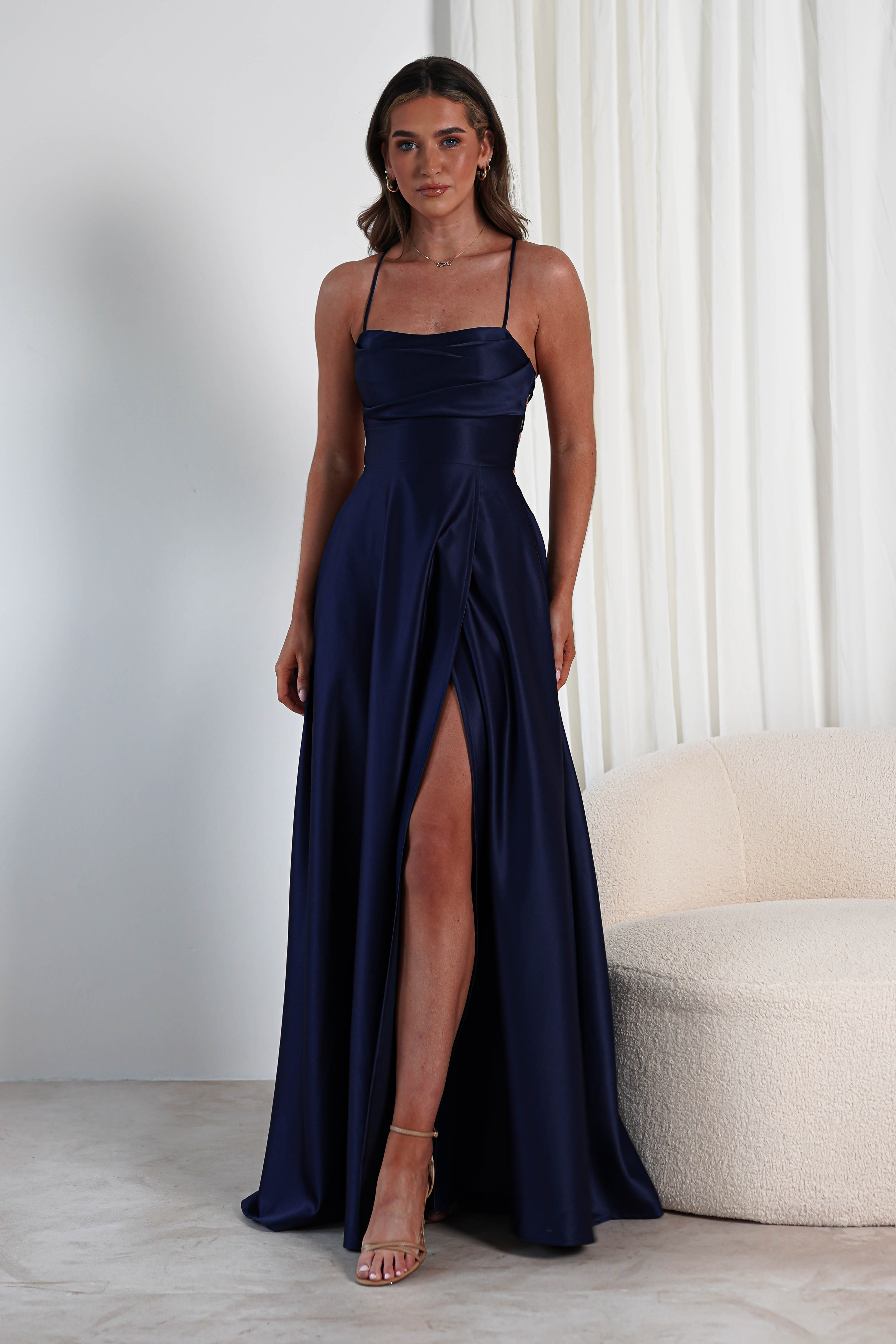 Vestido Shantal Azul-Marinho