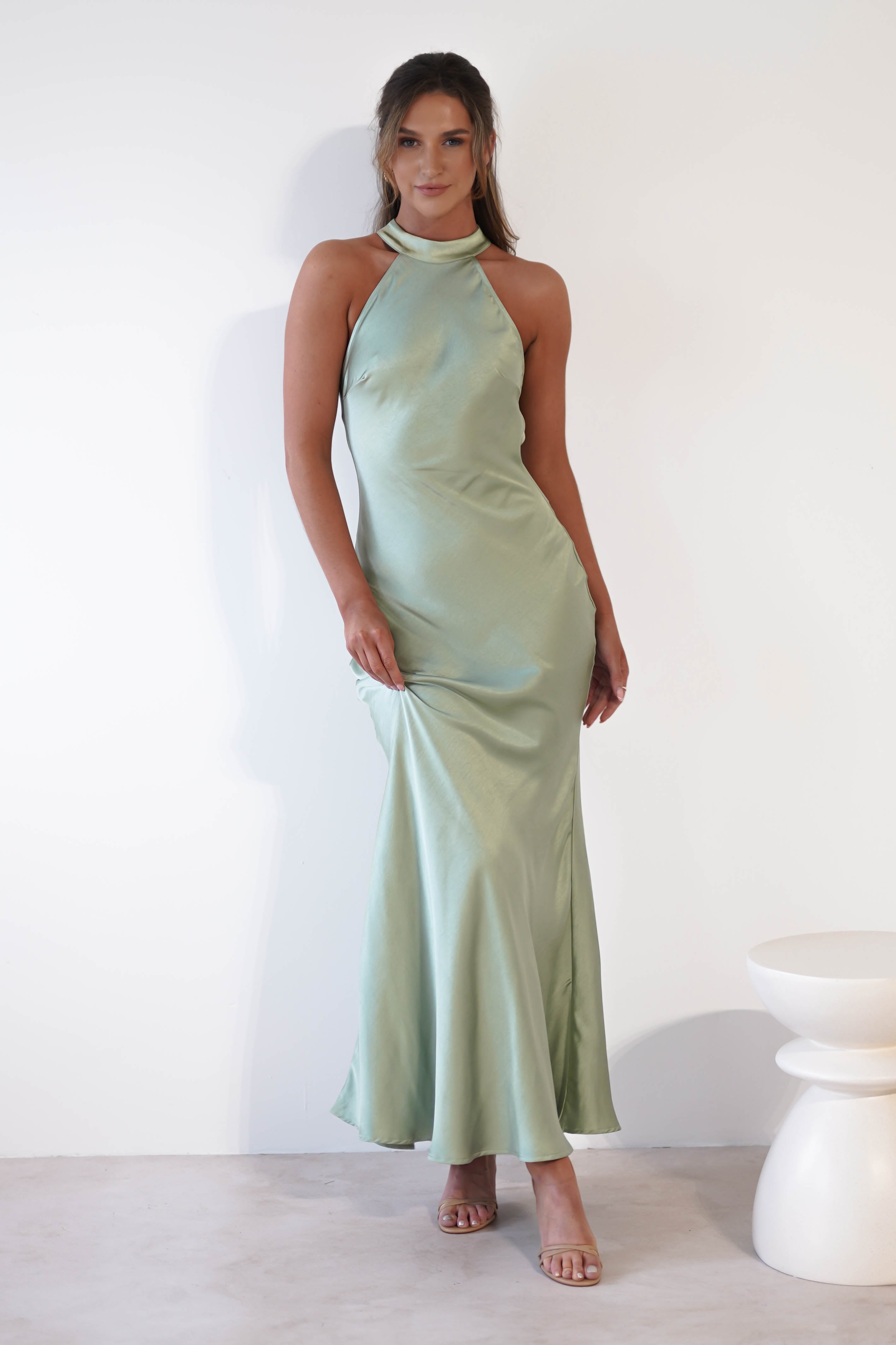 Vestido Natalia Verde Sálvia