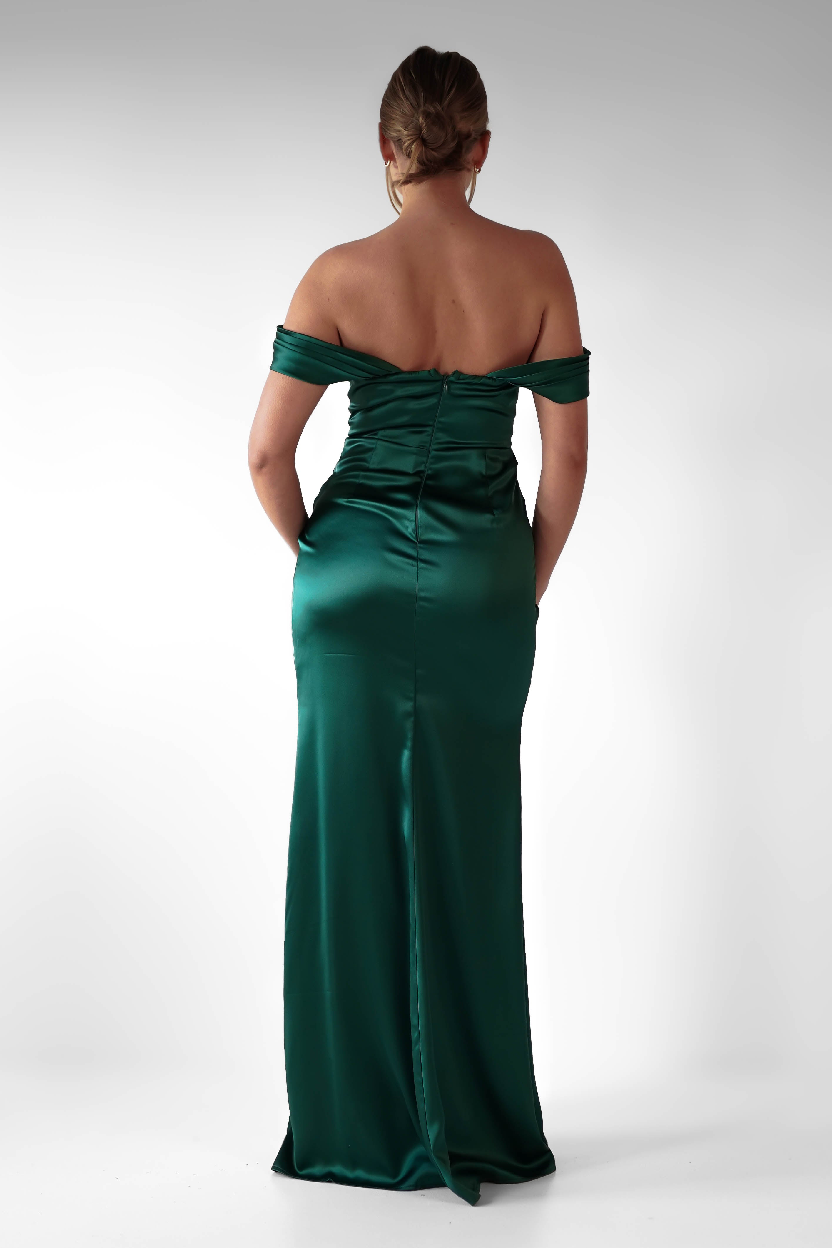 Vestido Monica Verde Esmeralda