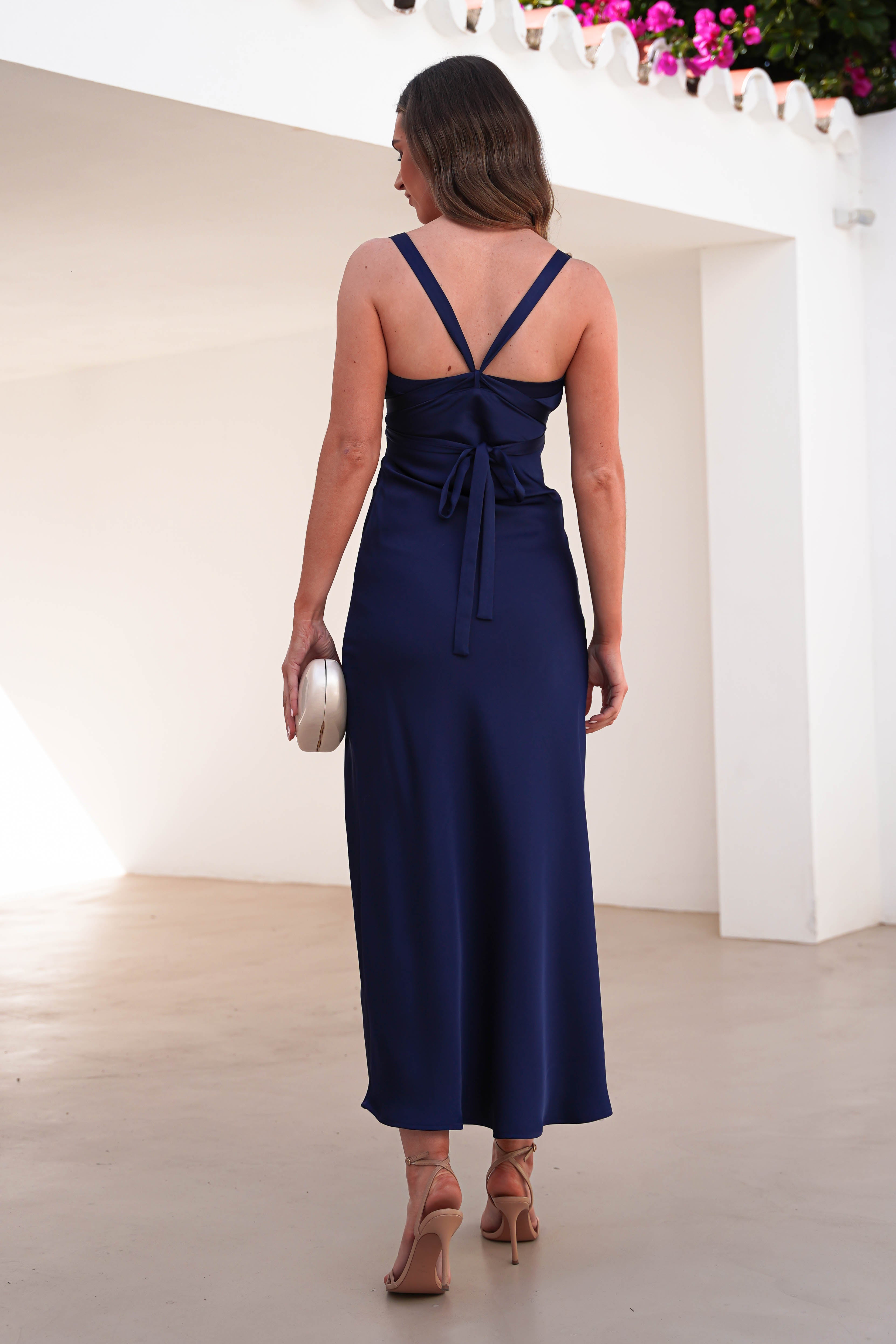 Vestido SALMA Azul Marinho
