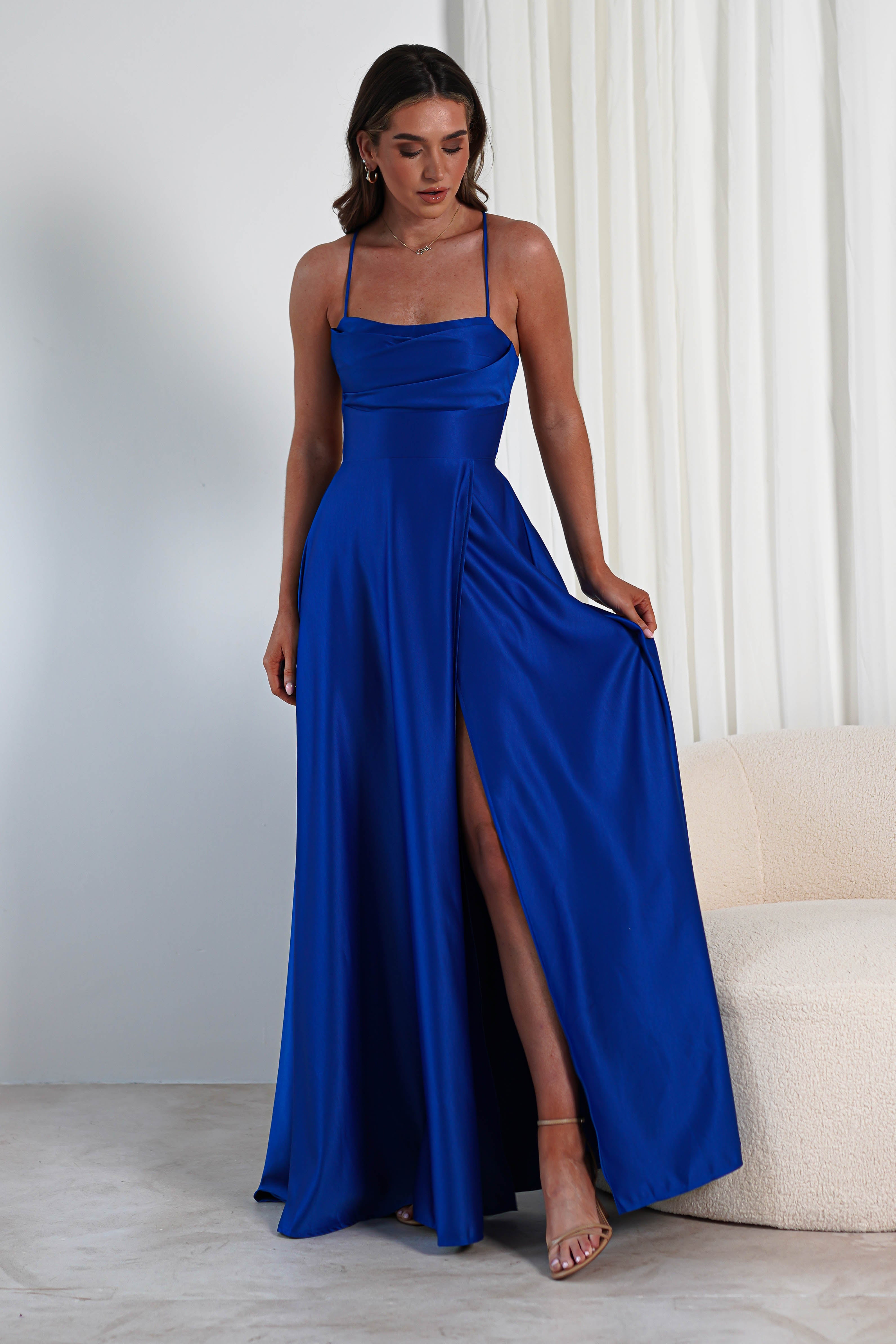 Vestido Shantal Azul Real
