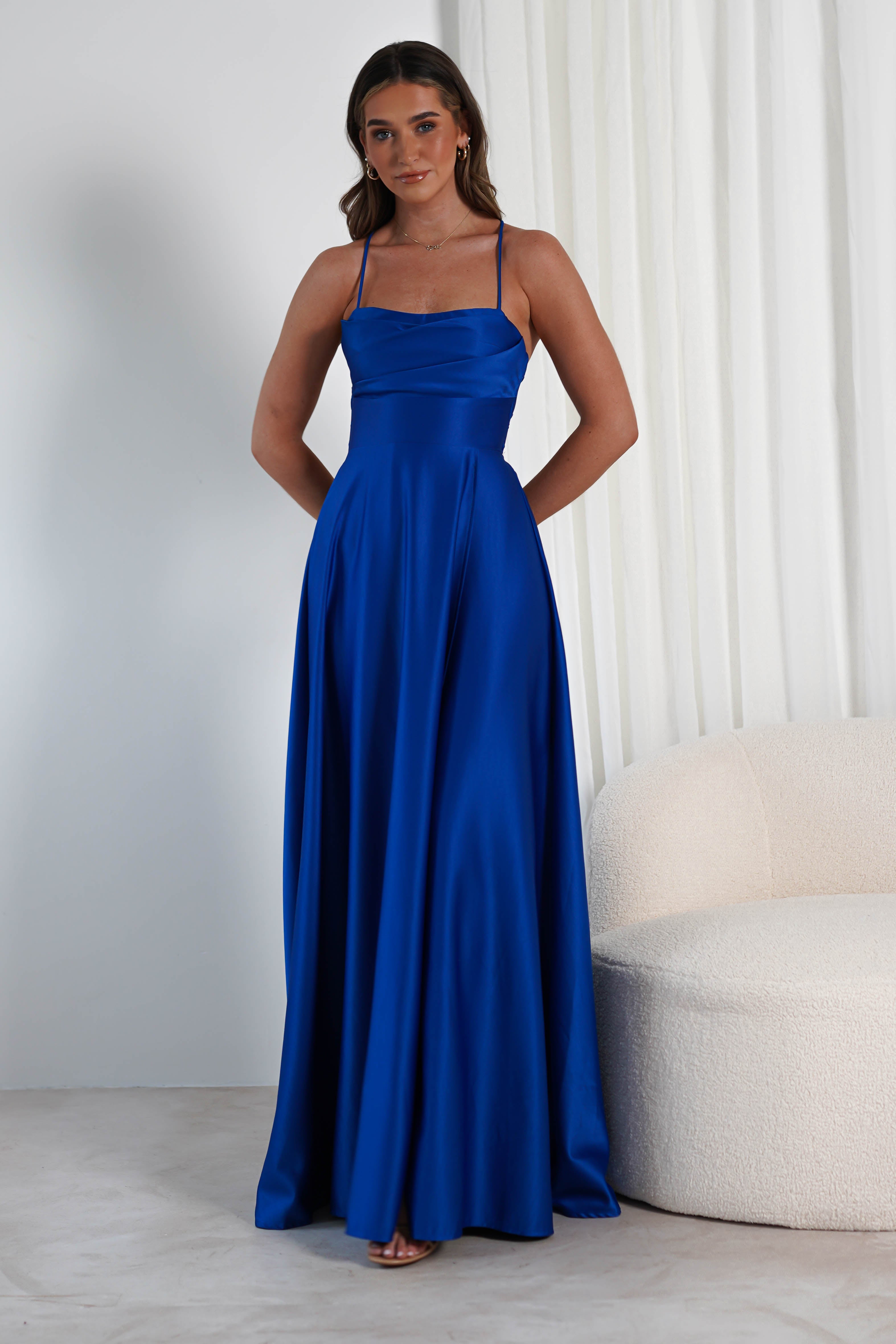 Vestido Shantal Azul Real