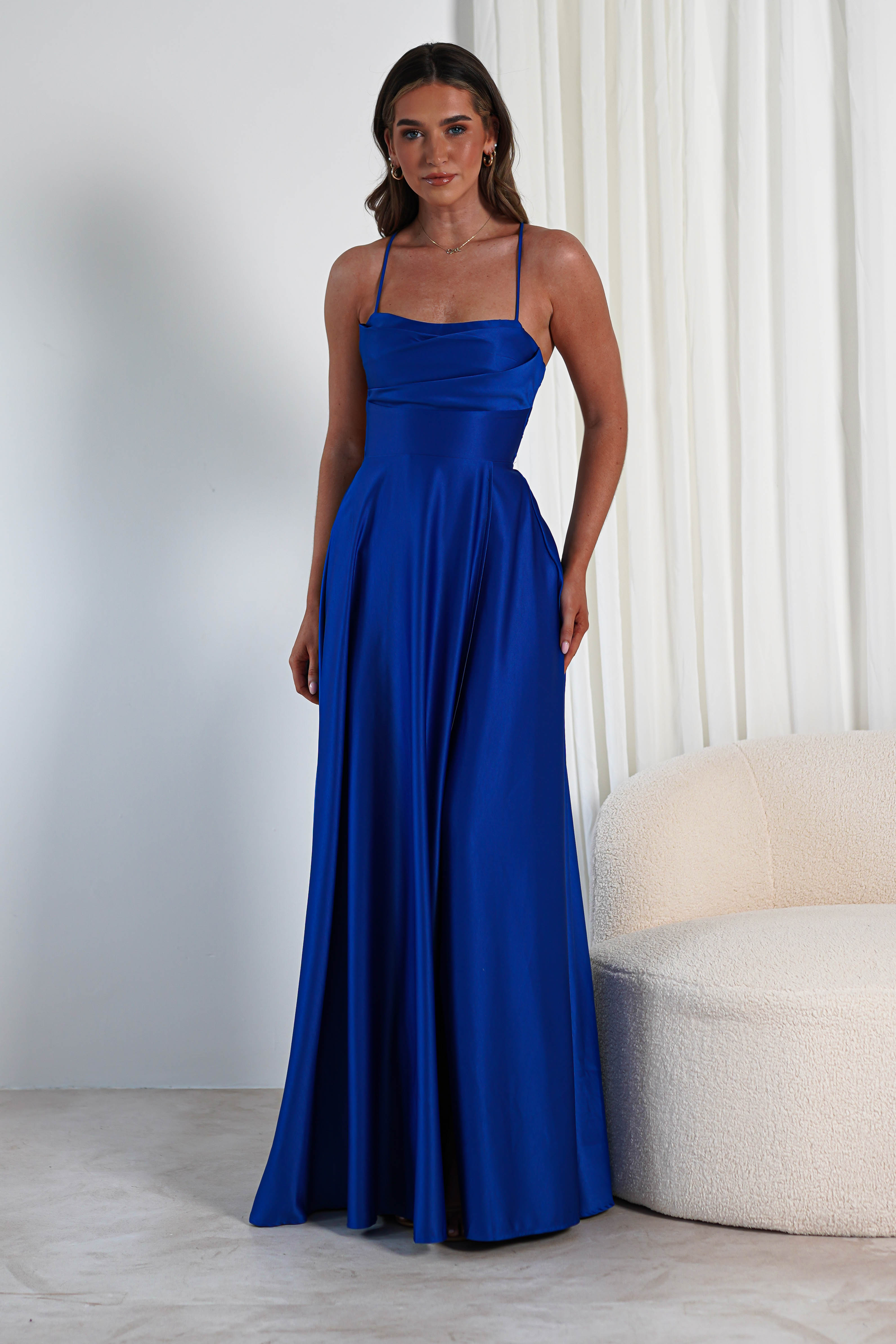 Vestido Shantal Azul Real