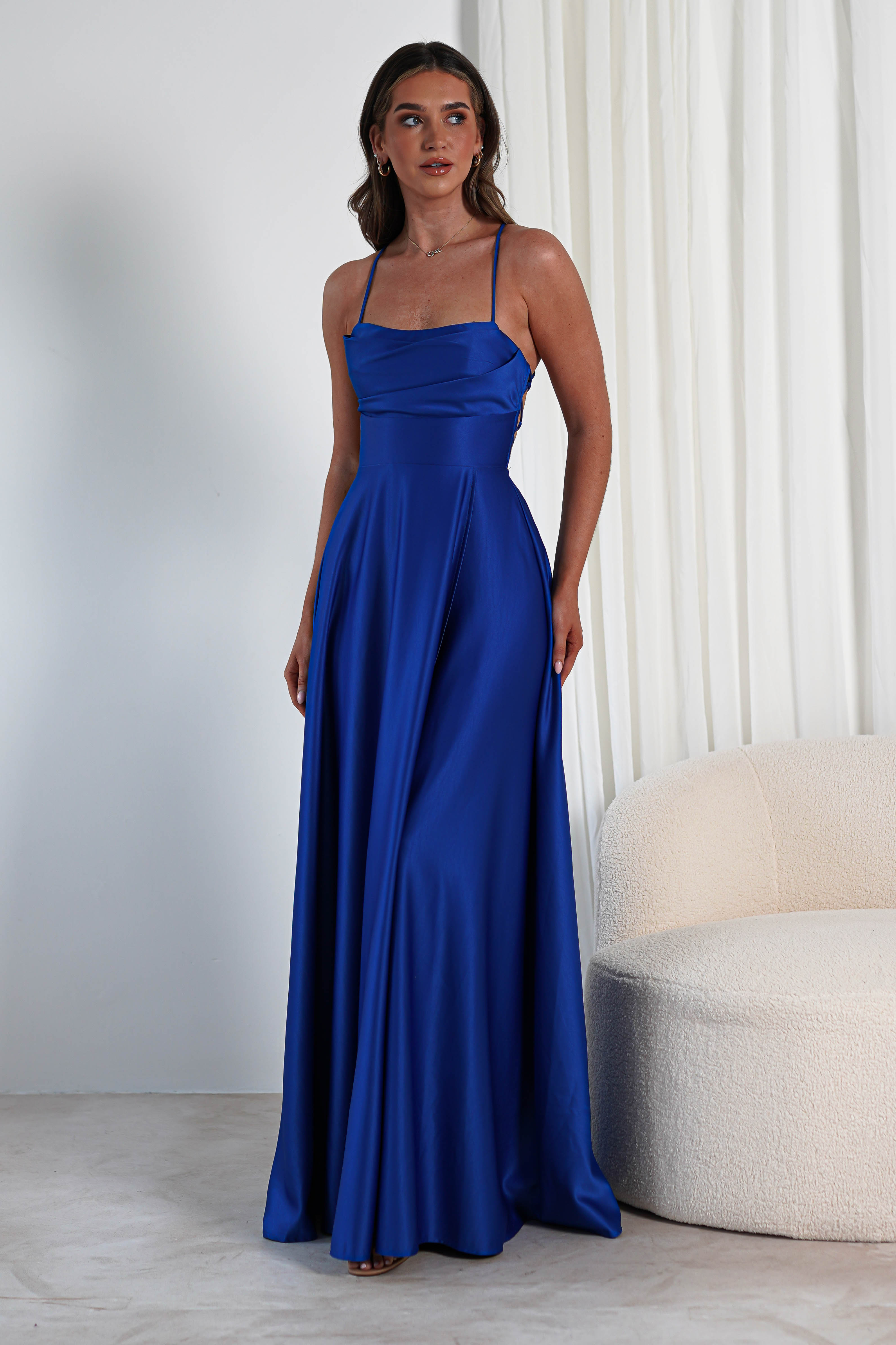 Vestido Shantal Azul Real